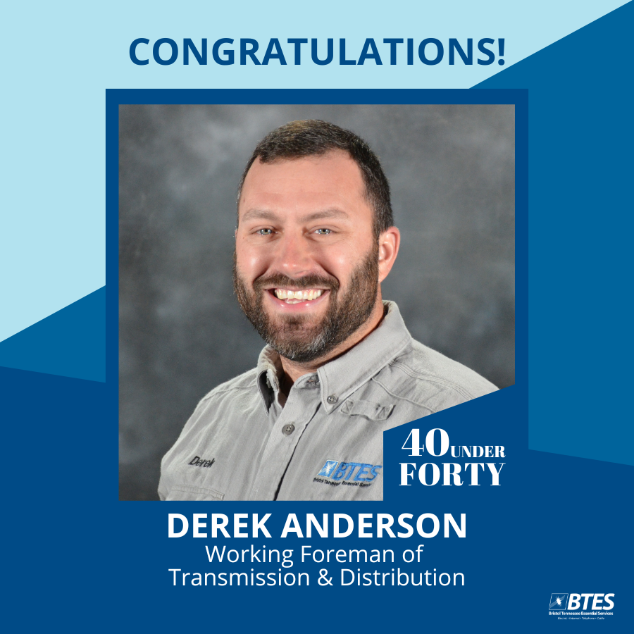 Derek Anderson Named to Tri-Cities 40 Under Forty Class